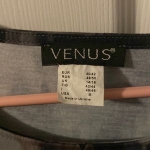 comfortable black and grey dress